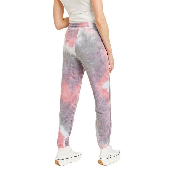 Hello Miz Maternity Purple&Gray Tie-Dye French Terry Maternity Joggers Size L - Picture 5 of 5